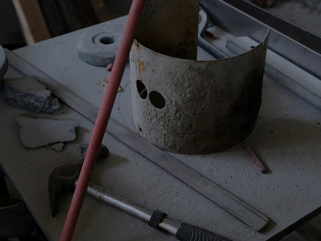 桜みかげ 加工用の道具